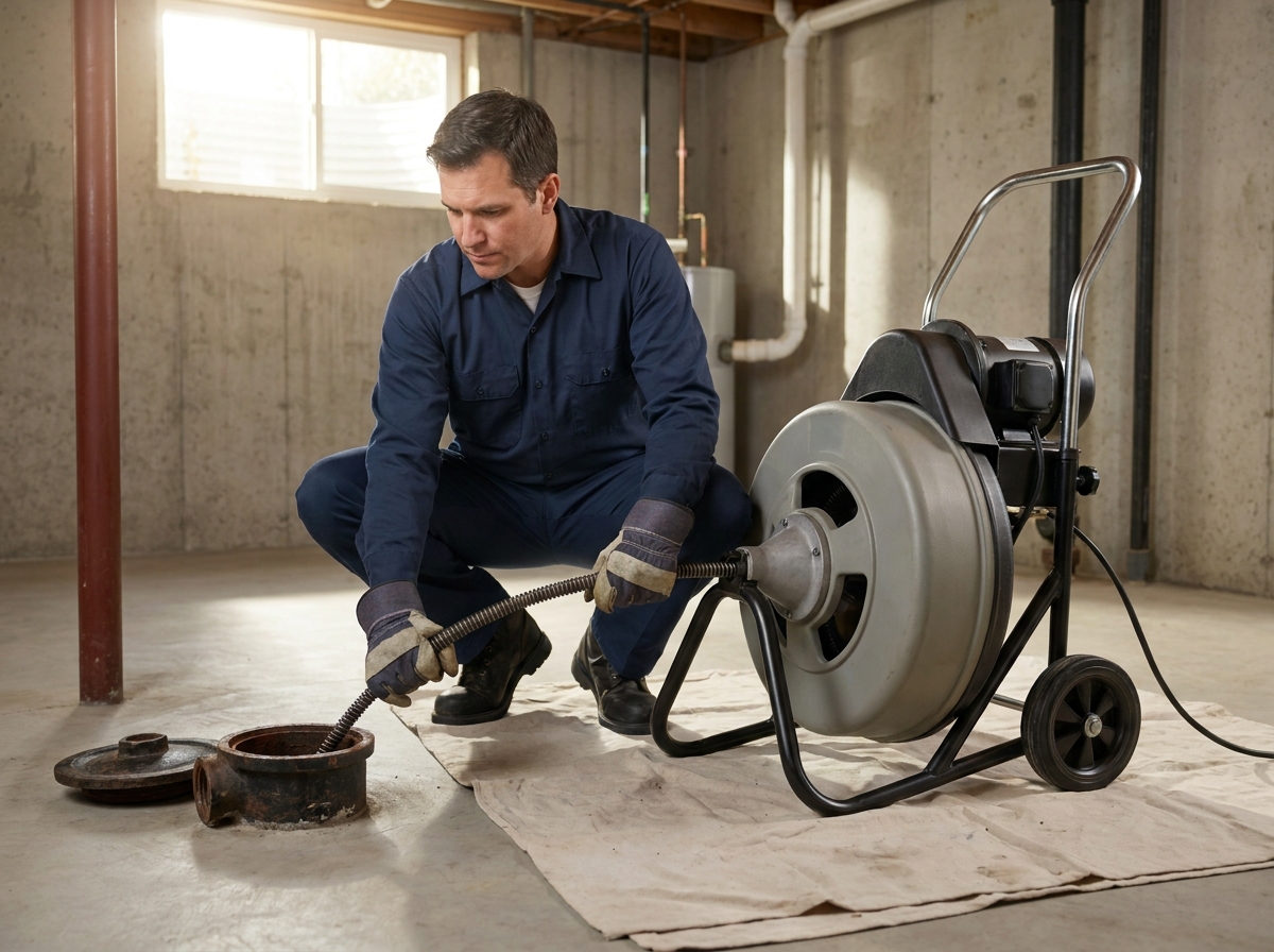 Sewer line services in Milford, OH