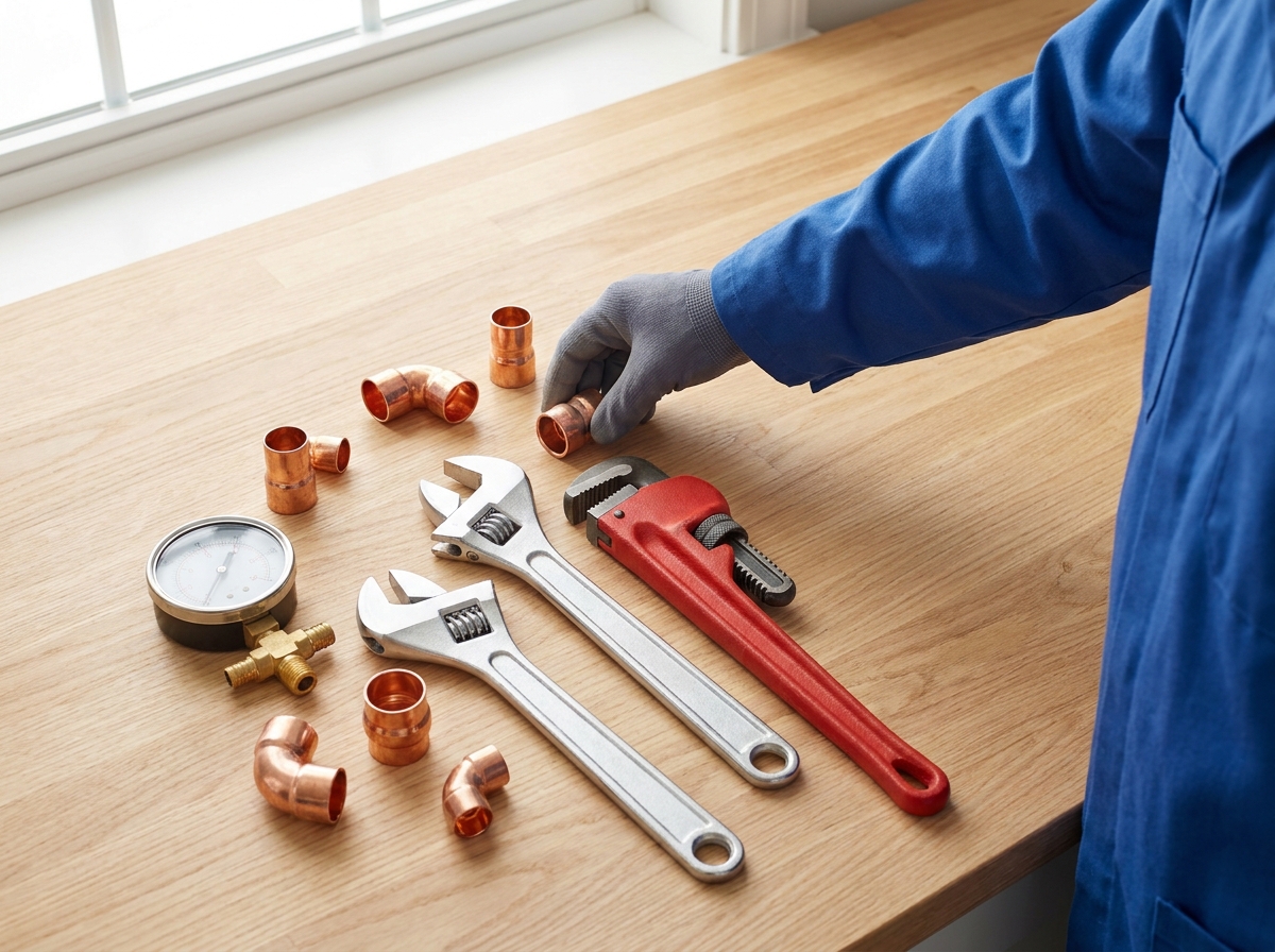 Professional plumbing tools